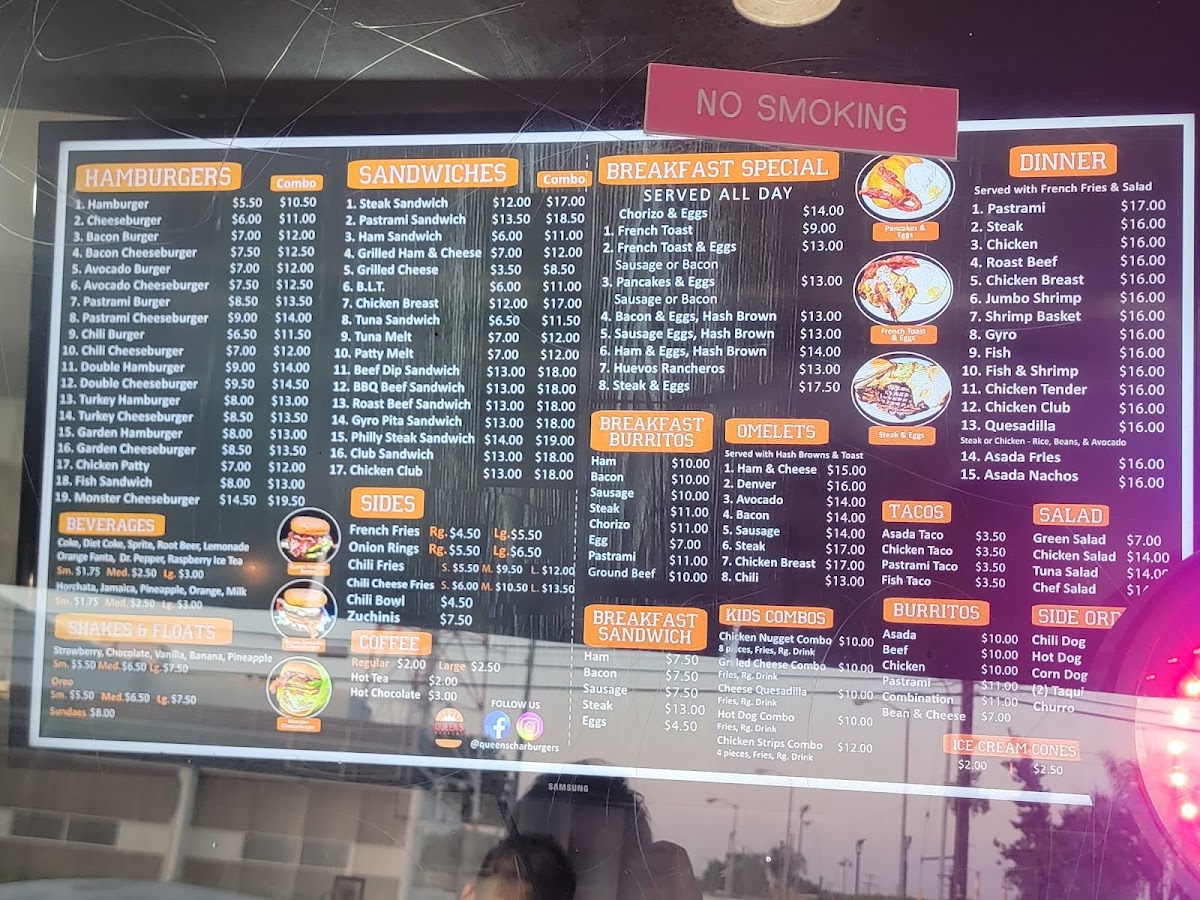 Queens Burgers - Pacoima Menu - Image 1